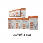 LED灯泡3-80瓦